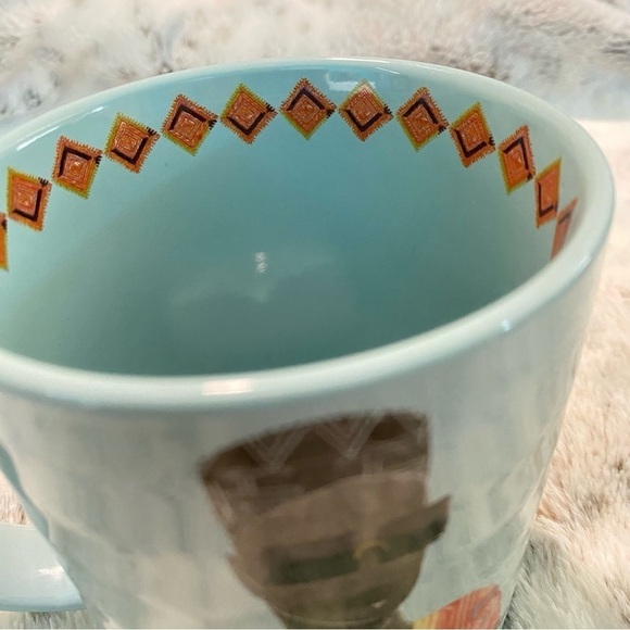 African Afrocentric Woman Lady Blue Art Coffee Tea Mug New - Picture 3 of 9